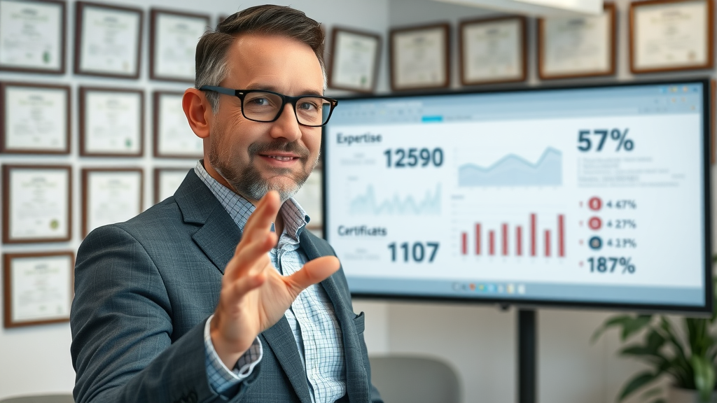 seo content writing professional marketing expert demonstrating authority and trust