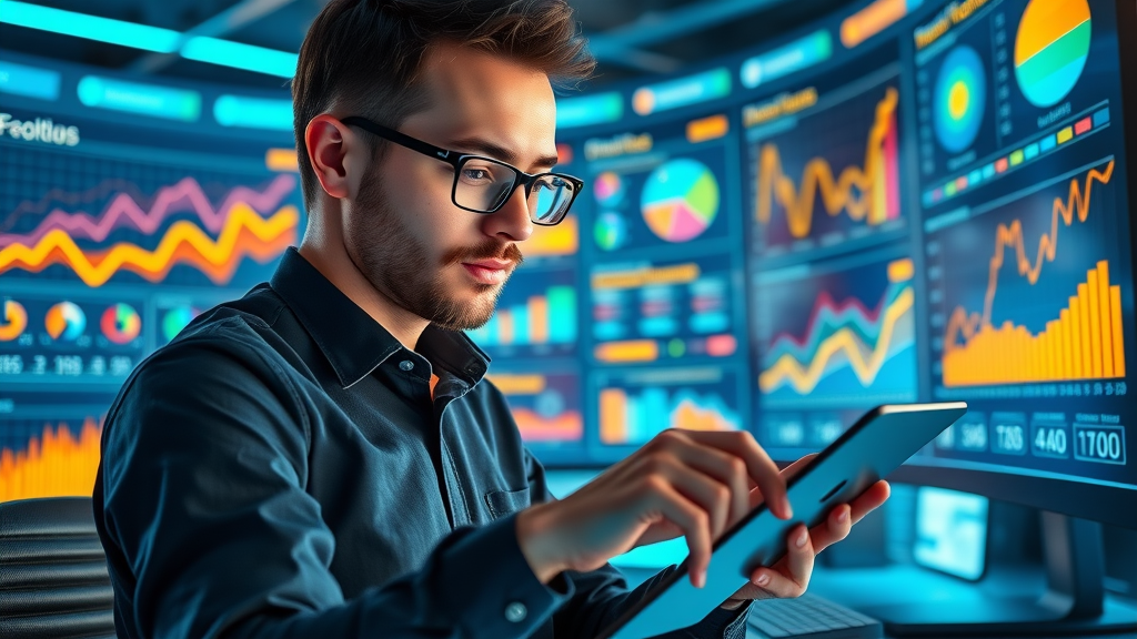 digital marketer audience analytics dashboard identifying target audience engagement
