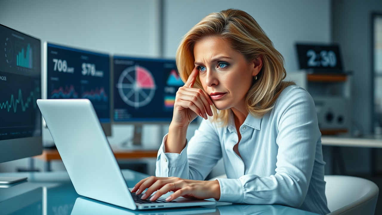 youtube ads audience targeting marketer reviewing laptop campaign data