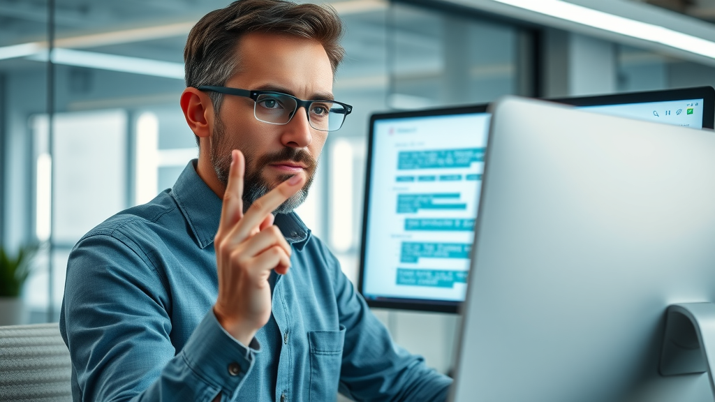 SEO specialist optimizing meta description and title tag for SEO content optimization