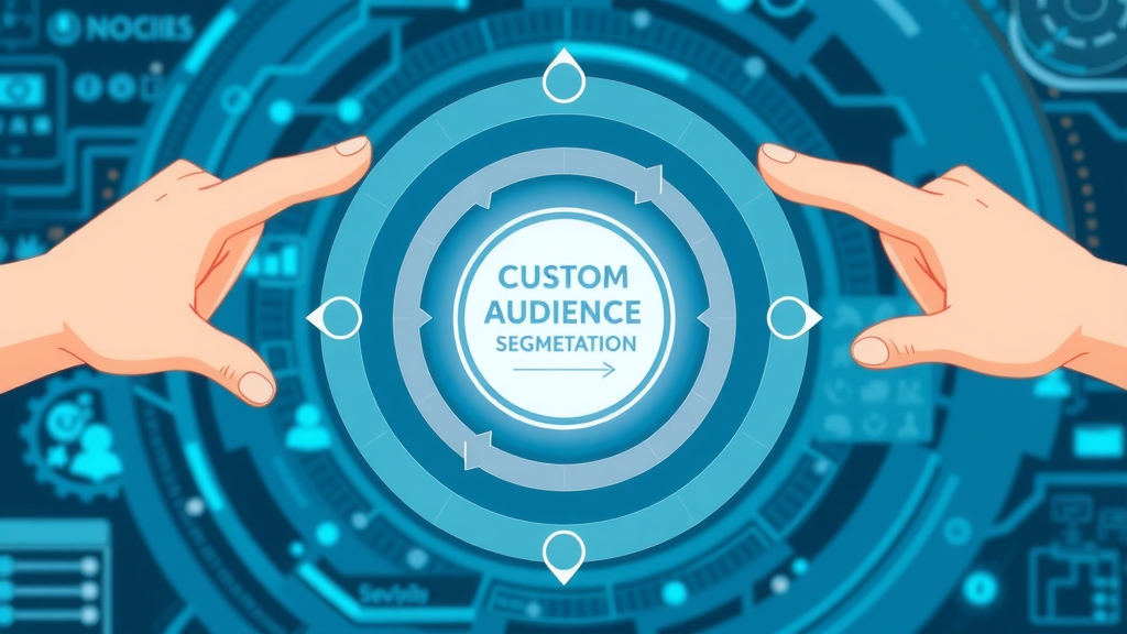 custom audience segmentation vivid infographic Facebook advertising tips