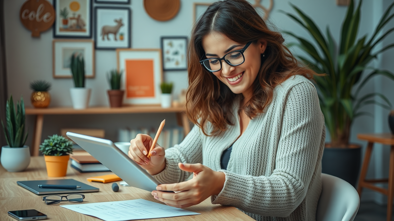 marketer reviewing facebook engagement checklist on tablet for post quality and timing