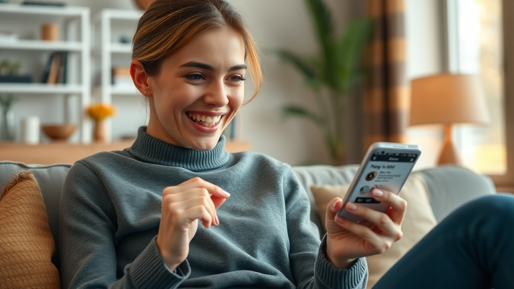 customer enjoying personalized predictive analytics in marketing offer, engaging with digital coupon online