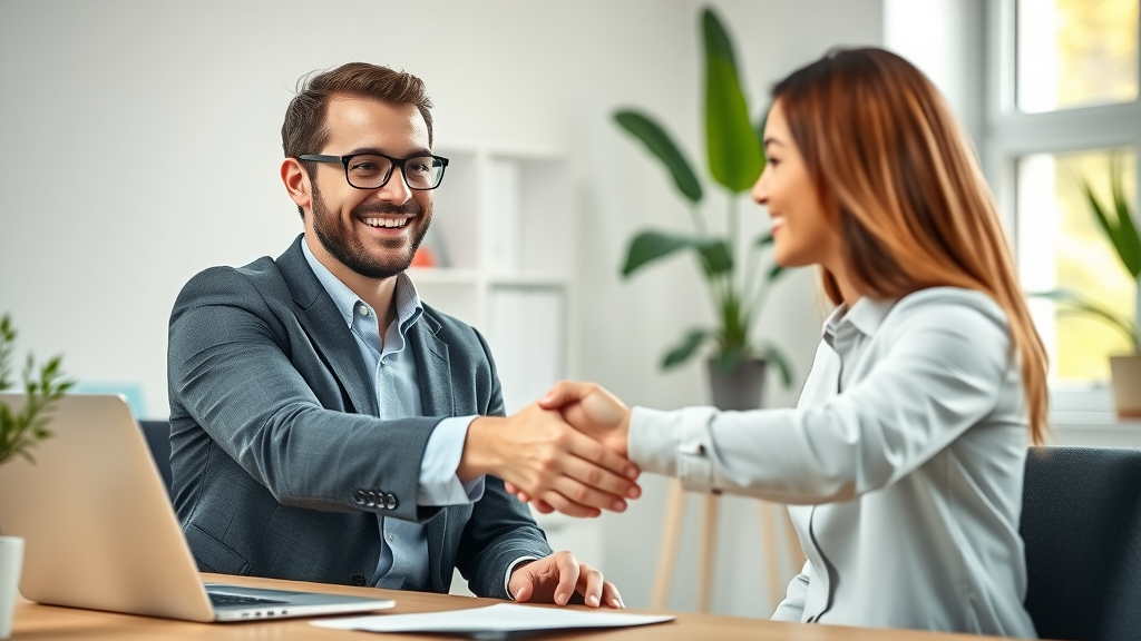 Professional SEO consultant inviting to strategy session for SEO growth