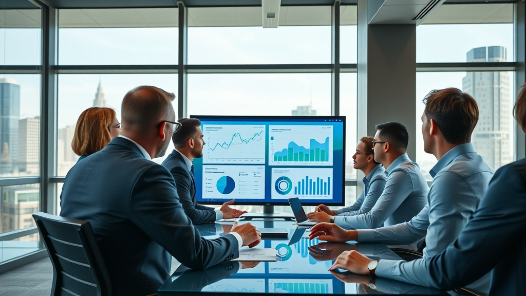 target audience identification in a professional marketing team meeting digital audience data