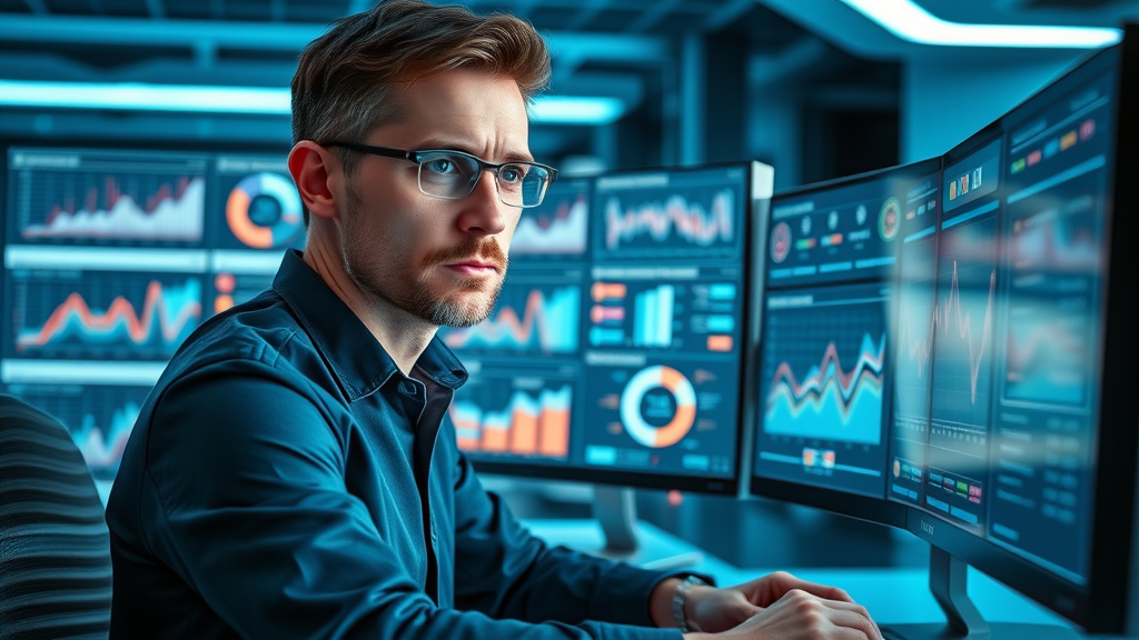 marketer analyzing facebook audience data, retargeting and lookalike strategies for facebook marketing