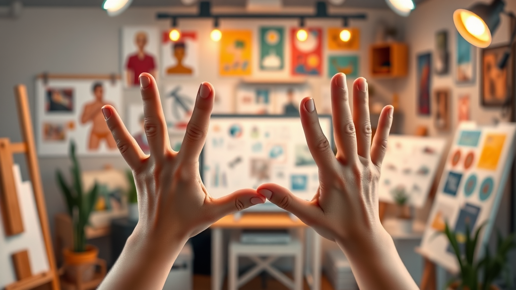 video engagement techniques - colorful engaging video thumbnails and creative design process