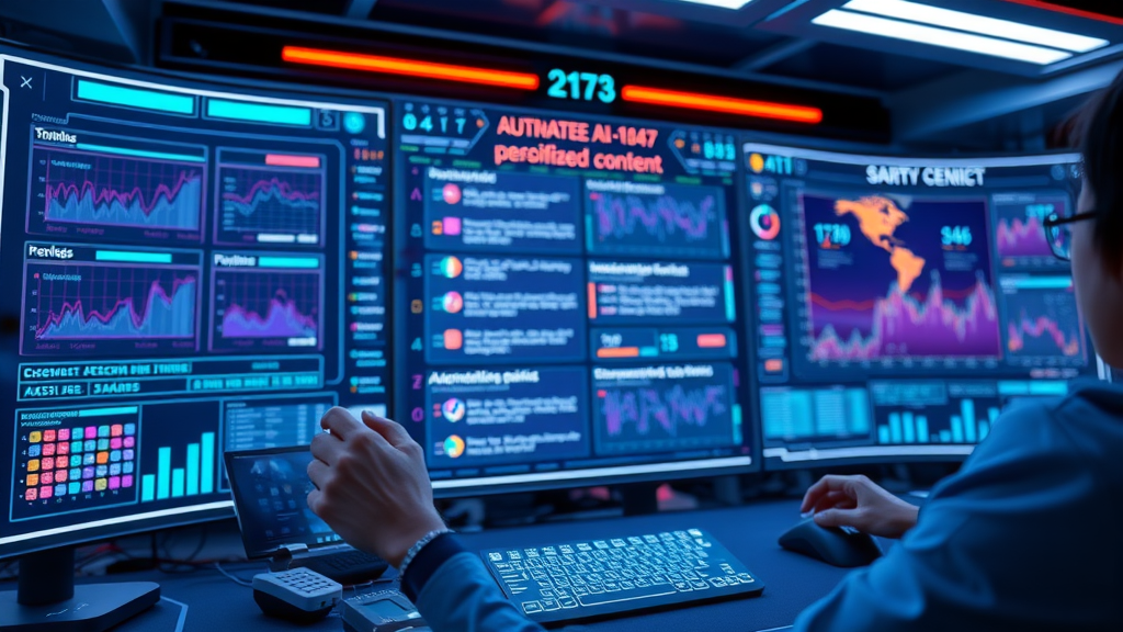 AI-Driven Marketing Dashboard Presenting Personalized Content Suggestions