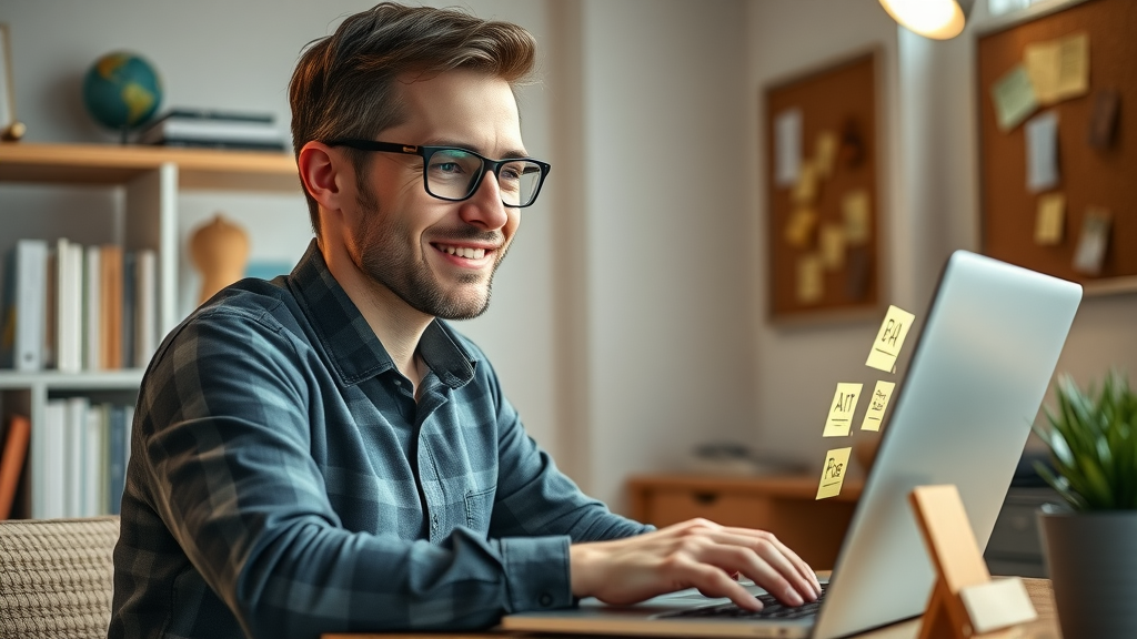 content marketing tools content creation idea AI writing assistant laptop