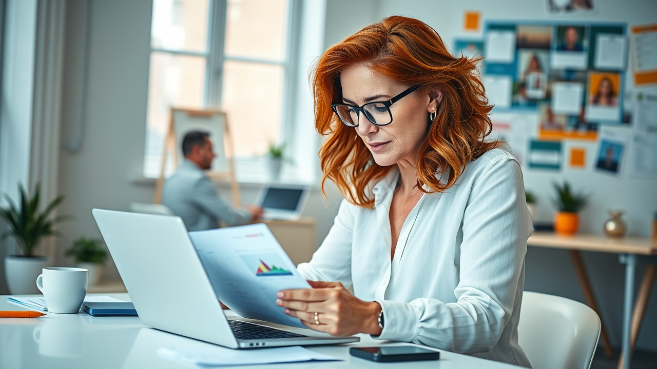 creative copywriter creating effective facebook ad copy for lower ad costs