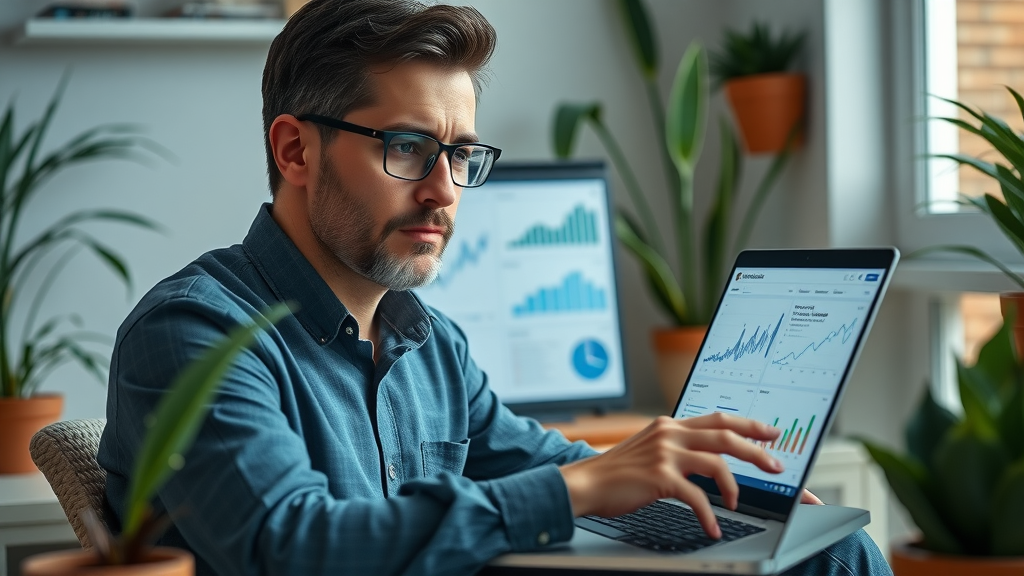 Marketer analyzing Facebook audience insights and demographics for better content strategy