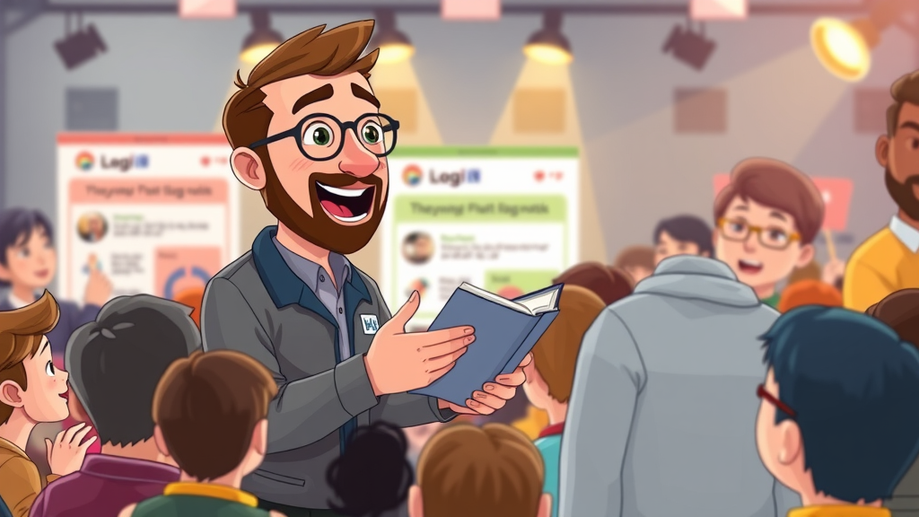 seo copywriting tips engaging storyteller sharing blog visuals with captivated audience
