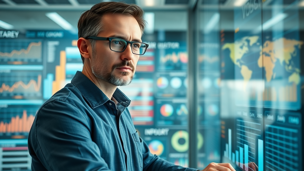 analyst collecting and analyzing customer data for AI-powered personalized marketing with AI