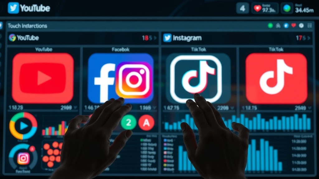 youtube advertising vs facebook instagram tiktok video ad platform comparison data visualization