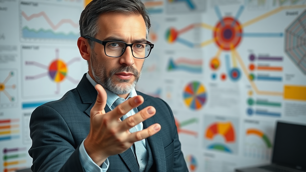 navigating multiple target audiences in marketing strategy with color-coded diagrams