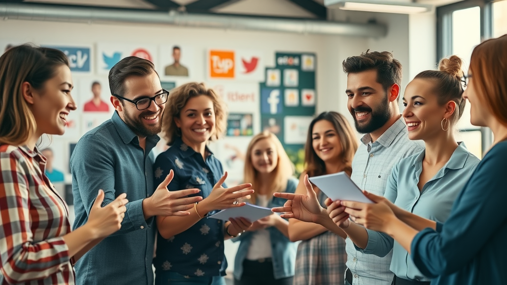 aligning social media and facebook marketing strategy, diverse marketing team planning optimization across platforms
